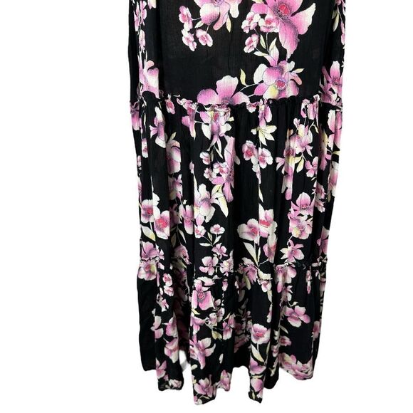 Free People Garden Party Maxi Dress in Black Floral - Picture 9 of 13